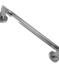 Avantime Pull Handle On Rose (225mm OR 300mm c/c), Dual Finish Polished & Satin Chrome