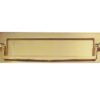 Letterplate With Postal Knocker (250mm x 76mm), Polished Brass