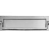 Letterplate With Postal Knocker (250mm x 76mm), Polished Chrome