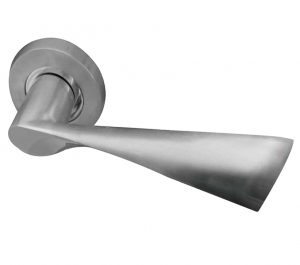 Comet Door Handles On Round Rose