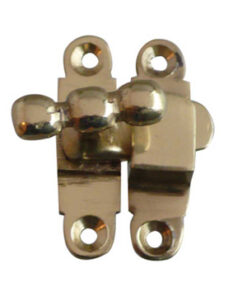 T Handle Window Fastener (40mm), Polished Brass
