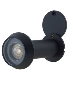 200 Degree Door Viewer With Intumescent Strip, Black