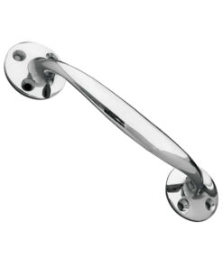 Bow Shaped Pull Handle (152mm), Polished Chrome