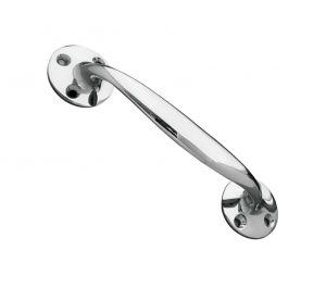 Bow Shaped Pull Handle (152mm), Polished Chrome