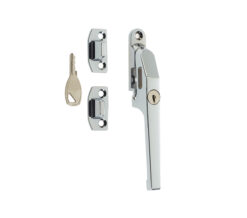 Lockable Window Fastener (124mm), Polished Chrome