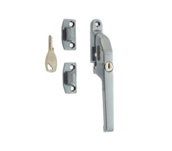 Lockable Window Fastener (124mm), Satin Chrome