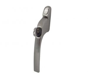 Locking Espagnolette Window Fastener, Satin Chrome (sold in pairs)