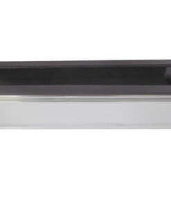 Telescopic PVCu Sleeved Letterplate (295mm x 71mm), Silver