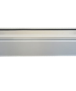Telescopic PVCu Sleeved Letterplate (295mm x 71mm), White