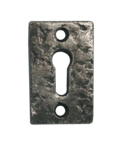 Rectangular Escutcheon, Pewter Finish