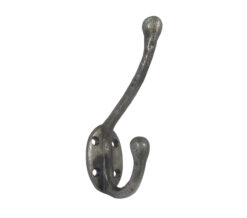 Frelan Hardware Hat & Coat Hook - 125mm - Pewter Finish