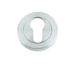 Euro Profile Escutcheon, Satin Chrome