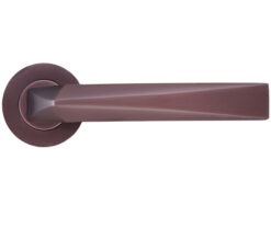 Hydra Lever On Round Rose, Electro Coated Bronze  (sold in pairs)