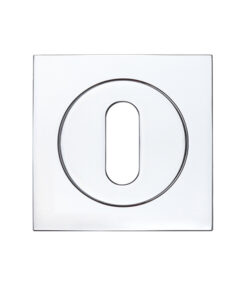 Square Standard Profile Escutcheon, Polished Chrome