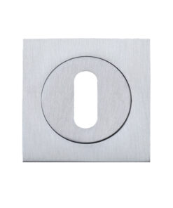 Square Standard Profile Escutcheon, Satin Chrome  (sold in singles)