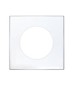 Square Spare Rose Pack For Levers, Polished Chrome (sold in pairs)