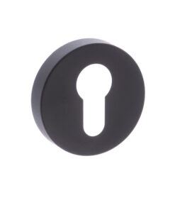 Atlantic Status Euro Profile Escutcheons, Matt Black Finish (Sold in Singles)