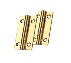 Fittings Cabinet Hinges (Various Sizes), Polished Brass