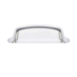 Fittings Cupped Cabinet Pull Handle (Various Sizes), Satin Chrome