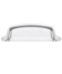 Fittings Cupped Cabinet Pull Handle (Various Sizes), Satin Chrome