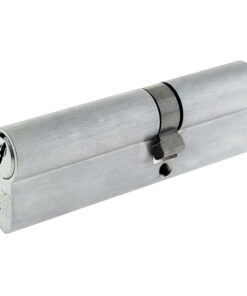 Precision Euro Profile British Standard 5 Pin Offset Double Cylinders (Various Sizes), Satin Chrome