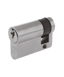 Precision Euro Profile British Standard 5 Pin Single Cylinders (Various Sizes), Satin Chrome