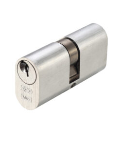 Precision Oval Profile 5 Pin Double Cylinders (60mm, 70mm OR 80mm), Satin Chrome