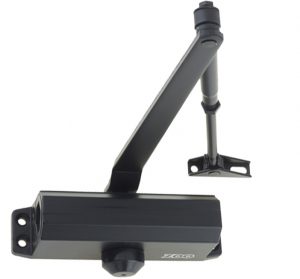 Hardware, Fixed Power Size 3 Overhead Door Closer, Black