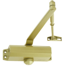 Hardware, Fixed Power Size 3 Overhead Door Closer, Gold