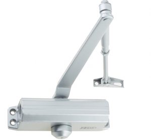 Hardware, Fixed Power Size 3 Overhead Door Closer, Silver