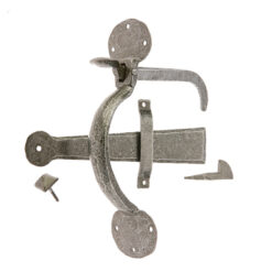 Jedo Collection Valley Forge Suffolk Latch (200mm x 30mm), Pewter Patina