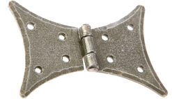 Jedo Collection Valley Forge Butterfly Cabinet Hinge (64mm x 50mm), Pewter Patina (Sold In Pairs)