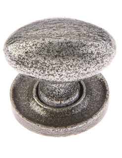 Jedo Collection Valley Forge Oval Cabinet Knob (27mm x 36mm), Pewter Patina