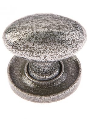 Jedo Collection Valley Forge Oval Cabinet Knob (27mm x 36mm), Pewter Patina