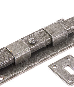 Jedo Collection Valley Forge Straight Shepherds Crook Bolt (102mm OR 152mm), Pewter Patina