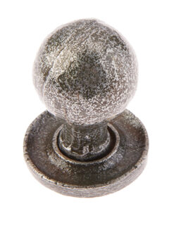 Jedo Collection Valley Forge Round Cabinet Knob (27mm x 39mm), Pewter Patina