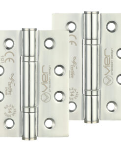 Precision 4 Inch Grade 14 High Performance Hinge, Polished Stainless Steel  (sold in pairs)