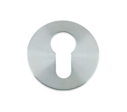 Euro Profile Key Escutcheon, Satin Stainless Steel