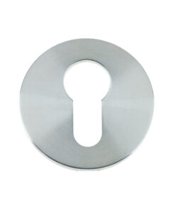 Euro Profile Key Escutcheon, Satin Stainless Steel