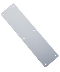 Zoo Finger Plates - 75mm - Satin Aluminium