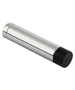 Cylinder Door Stop Without Rose (70mm), Polished Chrome