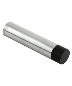Cylinder Door Stop Without Rose (70mm), Satin Chrome