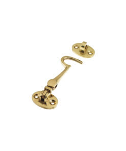 Cabin Hooks (75mm - 300mm), Polished Brass