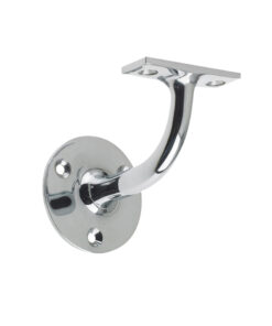 Heavyweight Handrail Bracket, Polished Chrome