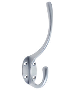 Hat & Coat Hook, Satin Chrome