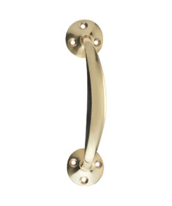 Victorian Bow Handle, Polished Brass