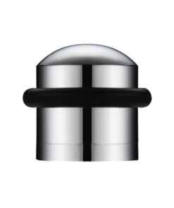 Domed Floor Mounted Door Stop - Polished Chrome