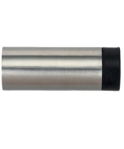 ZAS Cylinder Door Stop Without Rose (70mm Length - 30mm Diameter), Satin Stainless Steel