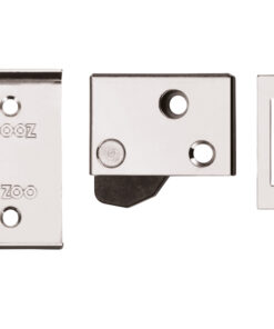 ZAS Hush Latch (64mm x 40mm), Polished Chrome