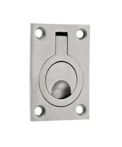 ZAS Flush Ring Pulls (44mm x 62mm OR 38mm x 48mm), Satin Stainless Steel